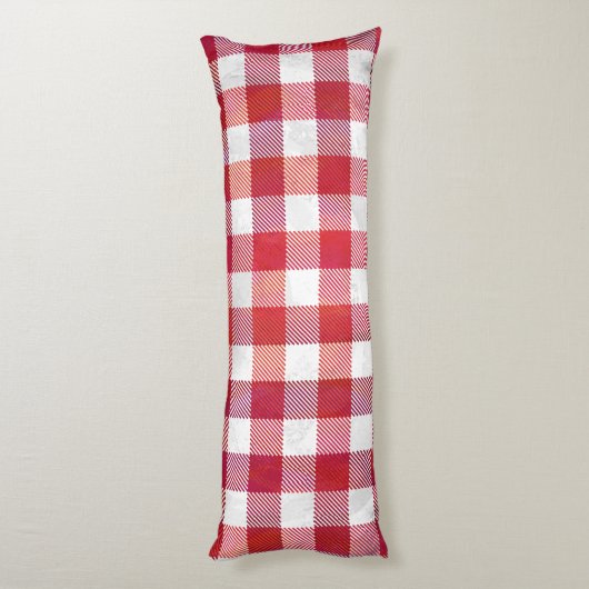 Coussins Longs à damiers Plaid Noir Et Blanc (Dos (Vertical))