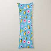Coussins Longs Abeille & Fleurs (Dos (Vertical))