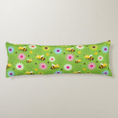 Coussins Longs Abeille & Fleurs (Dos)