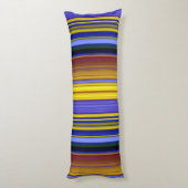 Coussins Longs Abstract Stripes Design 1 (Dos (Vertical))
