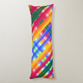 Coussins Longs abstraction motif folklorique (Dos (Vertical))