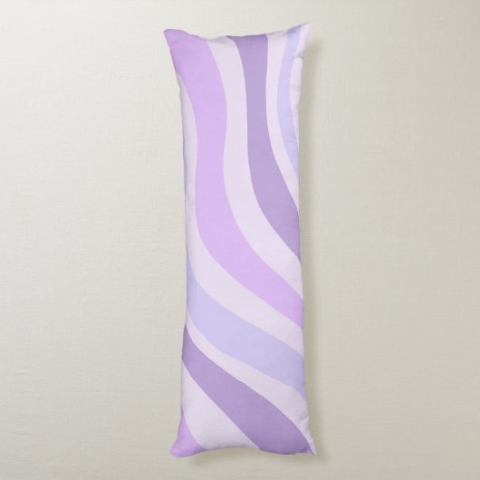 Coussins Longs Abstrait bleu violet Super Motif liquide à bande (Dos (Vertical))