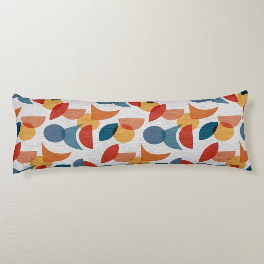 Coussins Longs Abstrait géométrique brillant (Dos)