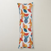 Coussins Longs Abstrait géométrique brillant (Dos (Vertical))