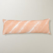 Coussins Longs Abstrait Peach Fuzz Aquarelle Motif Moderne (Dos)