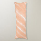 Coussins Longs Abstrait Peach Fuzz Aquarelle Motif Moderne (Devant (Vertical))