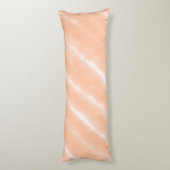 Coussins Longs Abstrait Peach Fuzz Aquarelle Motif Moderne (Dos (Vertical))