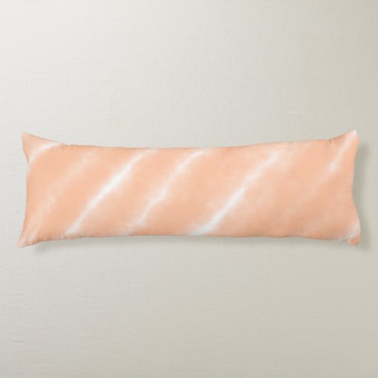 Coussins Longs Abstrait Peach Fuzz Aquarelle Motif Moderne (Devant)
