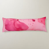 Coussins Longs Abstrait rose sur rose (Dos)