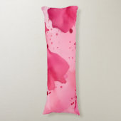 Coussins Longs Abstrait rose sur rose (Devant (Vertical))