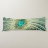 Coussins Longs Abstrait Sage Green Imaginaire Fleur Fractal Art (Devant)