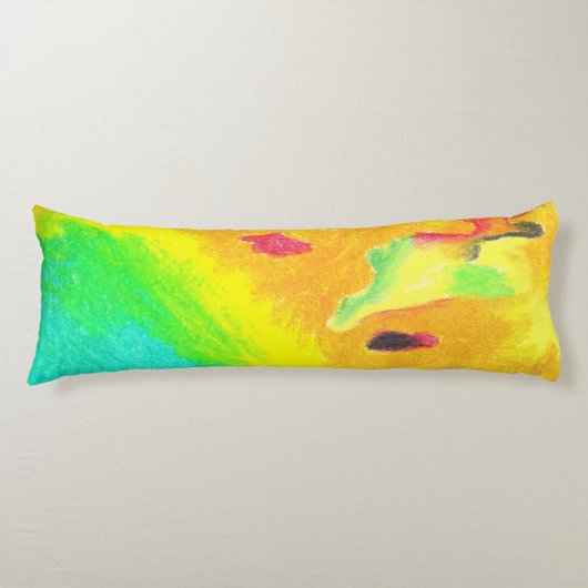 Coussins Longs Abstrait thermique par AnyaC (Devant)