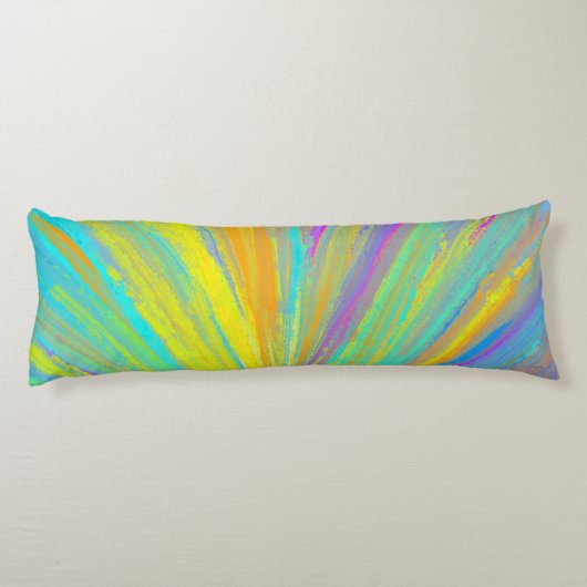 Coussins Longs Abstrait Tropical Summer Fun (Dos)