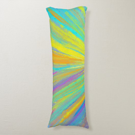 Coussins Longs Abstrait Tropical Summer Fun (Devant (Vertical))