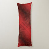 Coussins Longs Acceptation | Médaillons de méditation rouge (Dos (Vertical))