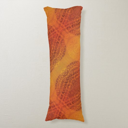 Coussins Longs Acceptation | Médaillons de saumons rouges orange  (Devant (Vertical))