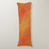 Coussins Longs Acceptation | Motif de Shibori rouge orange jaune (Devant (Vertical))