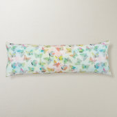 Coussins Longs Adorable aquarelle peindre papillons motif (Dos)