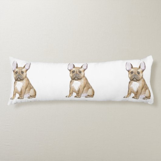 Coussins Longs Adorable french bulkdog puppy (Devant)