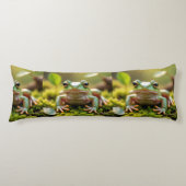 Coussins Longs Adorable Green Frog Body Pillow (Devant)