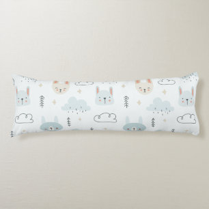 Coussins Longs Adorable poupée pastel enfants motifs