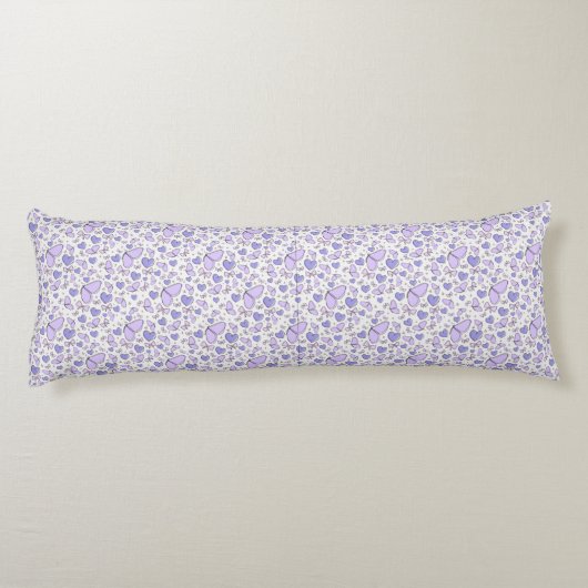 Coussins Longs "Aesthétique mignon violet" (Dos)