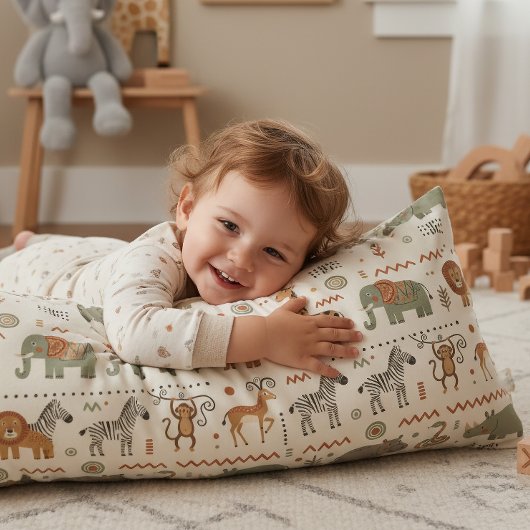 Coussins Longs African Animal Parade Tribal Style ID1262