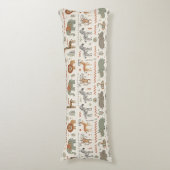 Coussins Longs African Animal Parade Tribal Style ID1262 (Devant (Vertical))