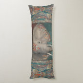 Coussins Longs African Elephant India Ethnic Tribal Boho Turquois (Dos (Vertical))