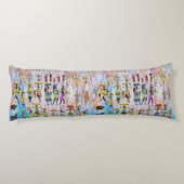 Coussins Longs African Village (Dos)