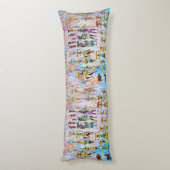 Coussins Longs African Village (Dos (Vertical))