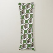 Coussins Longs Aigle Criant (Devant (Vertical))