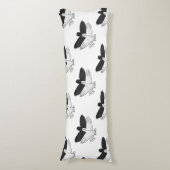 Coussins Longs Aigle de silhouette (Devant (Vertical))