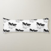 Coussins Longs Aigle de silhouette (Devant)