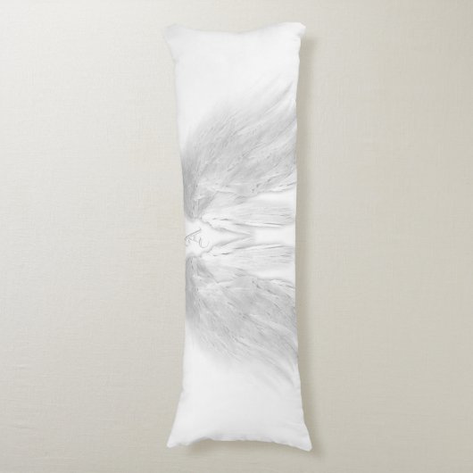 Coussins Longs AILES D'ANGE Monogramme Blanc (Devant (Vertical))