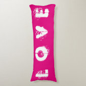 Coussins Longs AIMER Oreiller corps rose (Devant (Vertical))