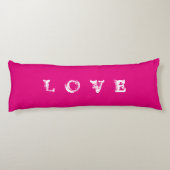 Coussins Longs AIMER Oreiller corps rose (Dos)