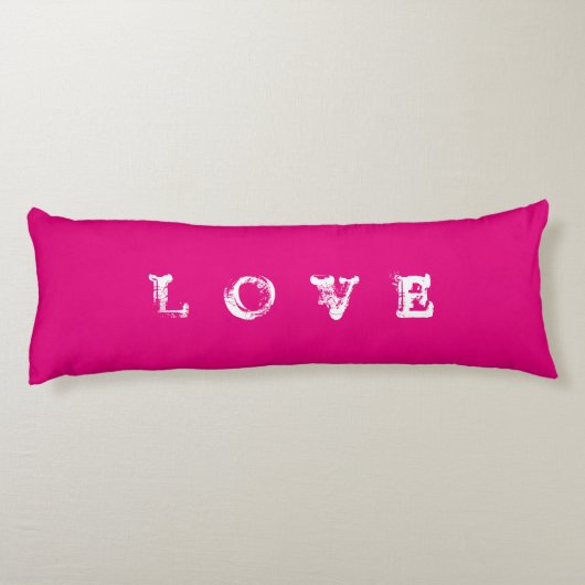 Coussins Longs AIMER Oreiller corps rose (Dos)