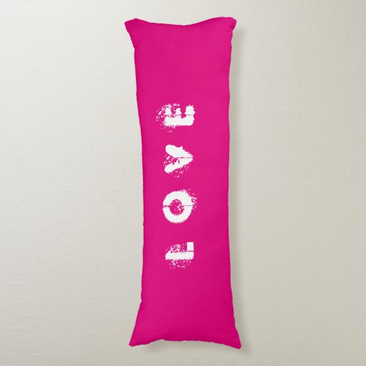 Coussins Longs AIMER Oreiller corps rose (Devant (Vertical))