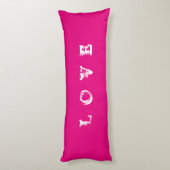 Coussins Longs AIMER Oreiller corps rose (Dos (Vertical))