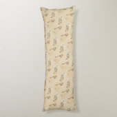 Coussins Longs Aimer signe sculpté sur le sable de plage (Dos (Vertical))