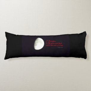 Coussins Longs Aimez-vous à la lune