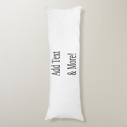 Coussins Longs Ajouter du texte et plus ! Customisez votre propre (Devant (Vertical))
