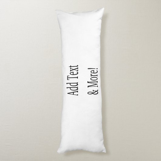 Coussins Longs Ajouter du texte et plus ! Customisez votre propre (Dos (Vertical))