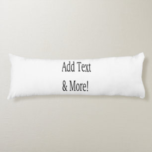 Coussins Longs Ajouter du texte et plus ! Customisez votre propre