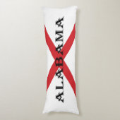Coussins Longs Alabama et drapeau tpcn (Devant (Vertical))