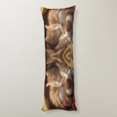 Coussins Longs "Albedo Base-XL Oreiller Corps" Petits chats couch (Dos (Vertical))