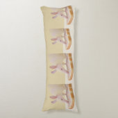Coussins Longs Albino Aardvark & Sprinkle Toast – Minimal Whimsy (Devant (Vertical))