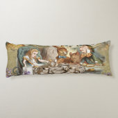 Coussins Longs Alice Adventures in Wonderland Mad Tea Party (Dos)