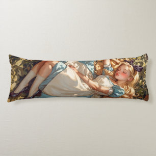 Coussins Longs Alice classique rêve de Wonderland